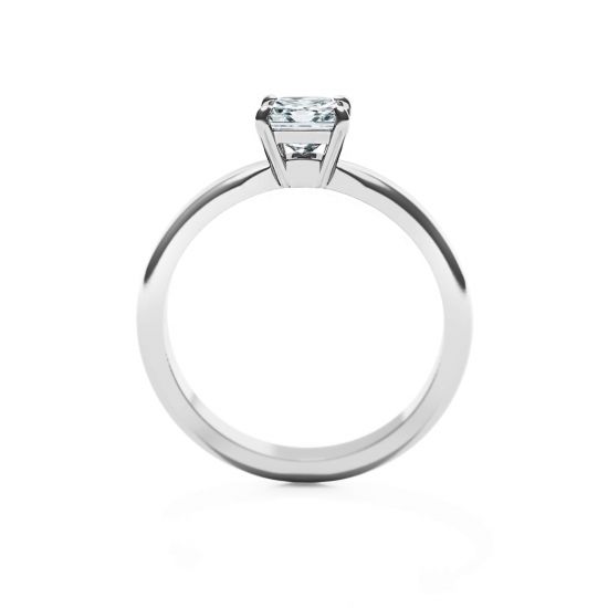 클래식 프린세스 컷 다이아몬드 약혼 반지,  이미지 확대 2