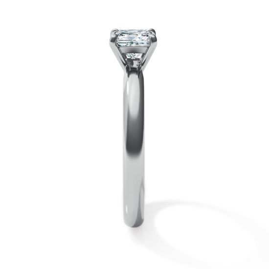 클래식 프린세스 컷 다이아몬드 약혼 반지,  이미지 확대 3