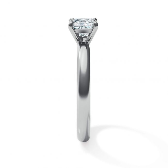 클래식 프린세스 컷 다이아몬드 약혼 반지 - 사진 2
