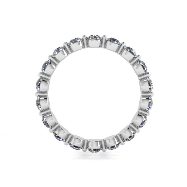 3mm 다이아몬드 이터니티 링 공유 프롱 - 사진 1