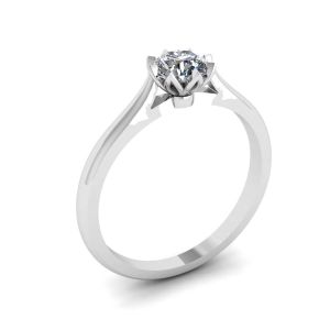 로터스 다이아몬드 약혼 반지 - 사진 3