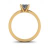 프린세스 다이아몬드가 세팅된 혼합 금 약혼 반지, 영상 2