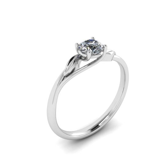 자연에서 영감을 받은 다이아몬드 약혼 반지,  이미지 확대 4