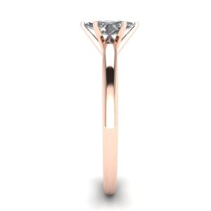 마퀴즈 컷 다이아몬드가 세팅된 로즈 약혼 반지 - 사진 2