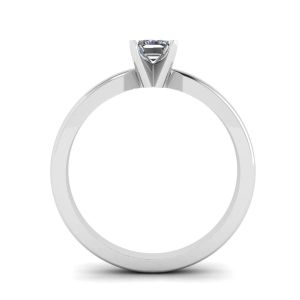에메랄드 컷 다이아몬드가 세팅된 반지 - 사진 1