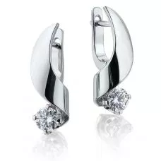 4.5mm 다이아몬드 스몰 이어링 - Ruban 컬렉션