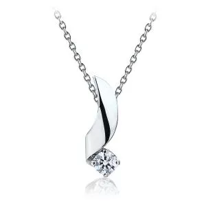 4.5mm 다이아몬드가 세팅된 펜던트 - Ruban 컬렉션